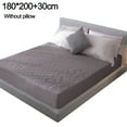 thumbnail image 2 of Mattress Protector Grey,Fitted Sheet Moisture Protection Waterproof Bed Pads Cotton Mattress Topper Silent Suitable for Box Spring Bed, 2 of 6
