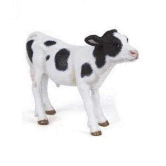 Papo Black and White Calf Figure