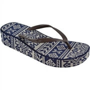 MUK LUKS Wedge Flip Flops