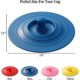 thumbnail image 2 of Silicone Cup Covers (Set of 4) Multicolored Silicone Lids for Mugs, Cups, Tea Pots,Flexible Mug CoversHot Cup Lids for Coffee & Tea, 2 of 5