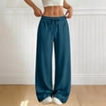 thumbnail image 2 of Dagugfen Athletic Pants for Women Loose Fitted Drawstring Elastic Waist Breathable Summer Casual Workout Full Length Pants, 2 of 8