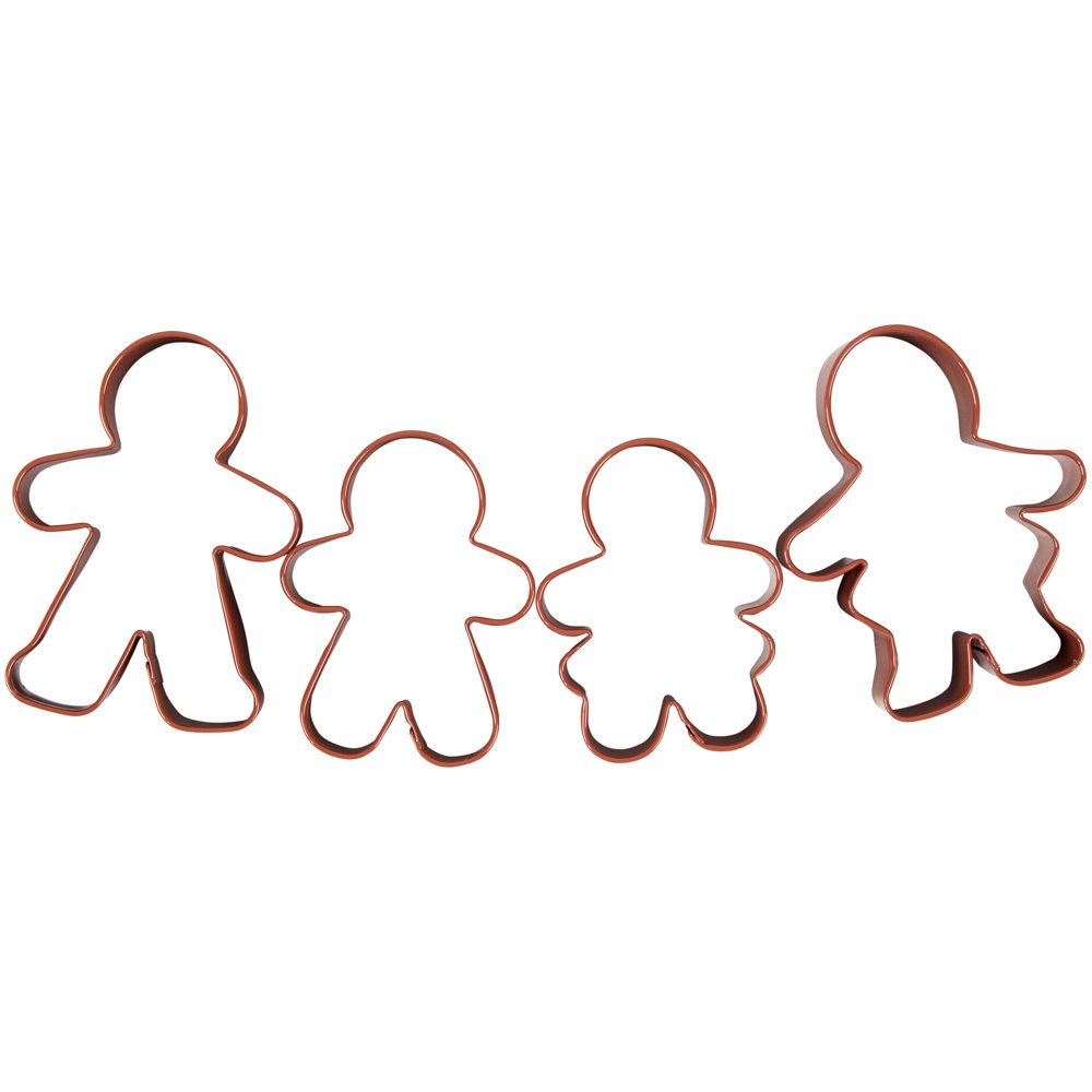 Wilton Gingerbread Family Cookie Cutter Set, 4Piece