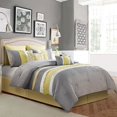 thumbnail image 4 of 8-Piece Lawrence Comforter Set Teal/Grey, Queen, 4 of 6