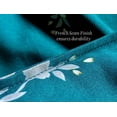thumbnail image 3 of KIM+ONO Satin Kimono Robe Long - Peacock & Blossoms - Peacock (Blue), 3 of 4