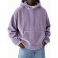thumbnail image 2 of Yutgune Men's Pullover Hoodie, Casual Long Sleeve Hooded Sweatshirt with Pocket for Fall and Winter, 2 of 6