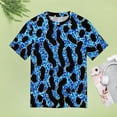 thumbnail image 4 of Animal Print Patterns Women's T-Shirt Short Sleeve T Shirts Tops Tee Ladies Loose T, 4 of 6