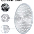 thumbnail image 3 of Non-Slip SilicOnerim Bathtub Drain Protector with Stainless Steel Hair Catching Net, Fine Holes Design for Accelerated Water Flow and Durable Construction Resistant to Rust, 3 of 5