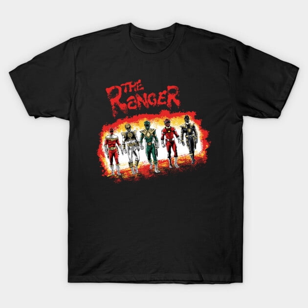 Le T-Shirt Graphique Unisexe de l'Équipe d'Arts Martiaux Ranger Morphin Power Hero, jusqu'à la Taille 3TG.