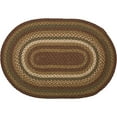thumbnail image 4 of VHC Brands Tea Cabin Rustic Accent Rug Green Jute Entryway Oval Floor Decor 24"x36", 4 of 7
