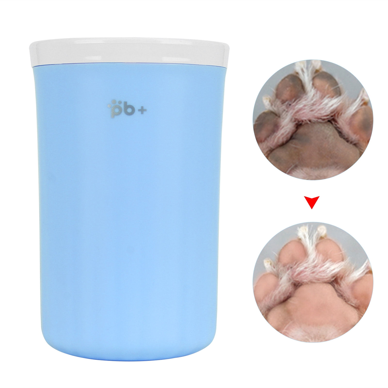 YOUTHINK Pet Foot Cup, Dog Paw Washer Cup Dog Foot Cleaner Rotate 360