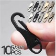thumbnail image 2 of Reemplazo Zipper Slider Easy Zipper Puller DIY Zipper Repair Kit Accesorios de costura para equipaje Mochila Ropa Pantalones Billetera (Color: Gris, Tamaño: 9 Piezas_Metal), 2 of 5