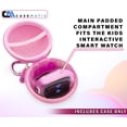 thumbnail image 2 of CM Kids Smartwatch Travel Case for Little Tikes Tobi Robot Smartwatch for Kids - Hard Case Compatible with Tobi Watch for Kids with Carabiner and Accessory Storage - Pink CASE ONLY, 2 of 6