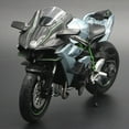 thumbnail image 5 of 1:12 H2 R Diecast Alloy Model Toy Black H2R Motorbike Detachable Collection Black, 5 of 10