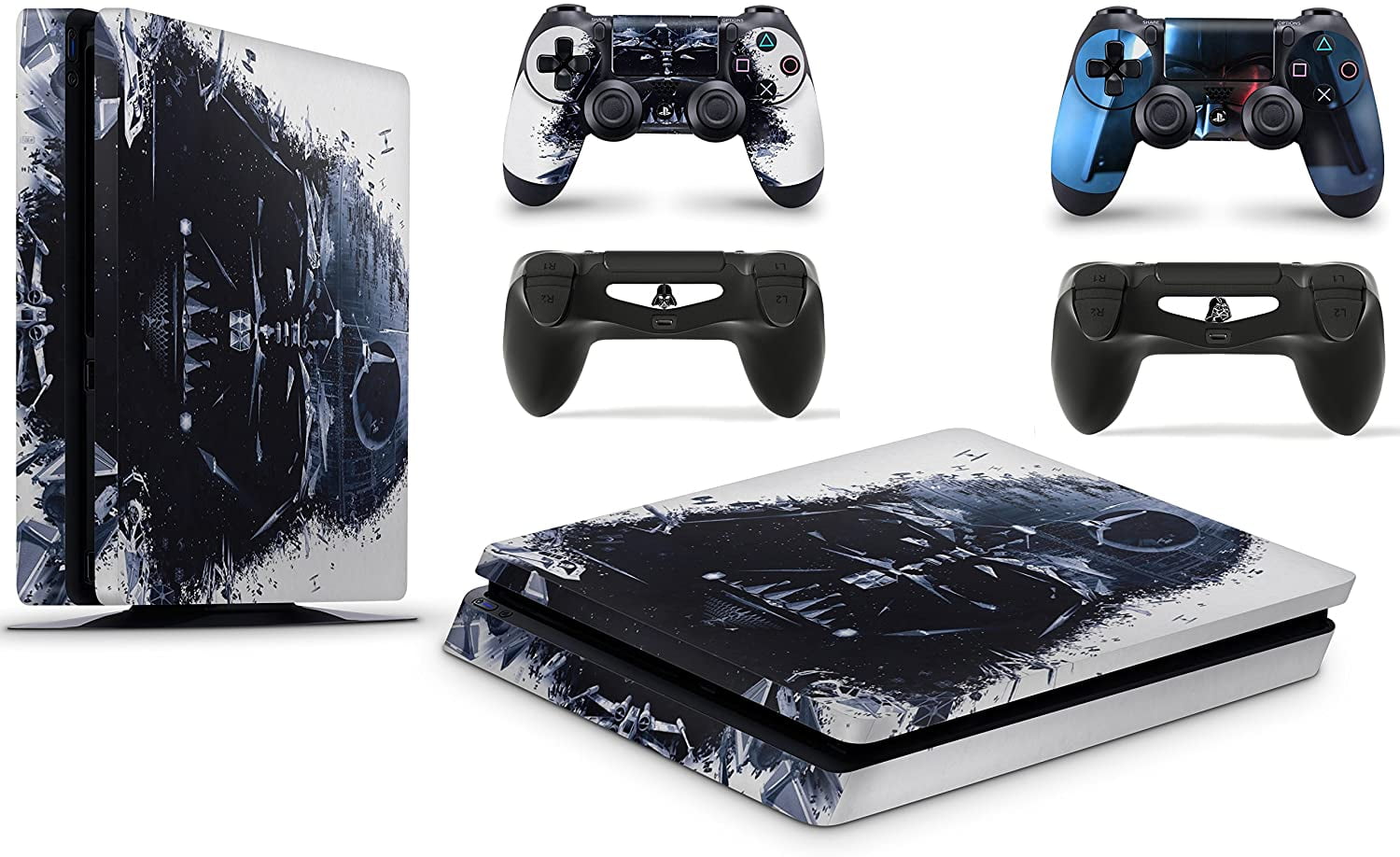 GNG PS4 Slim Console DV from Starwars Skin Decal Vinal Sticker + 2  Controller Skins Set | Walmart Canada