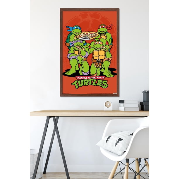ロボディーズ ポスター 34.5×38cm Nickelodeon Teenage Mutant Ninja Turtles - Pizza Wall Poster