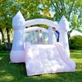 thumbnail image 4 of Bounceland Bouncy Castle Daydreamer Cotton Candy Bounce House, 12x9x7 ft, 4 of 6