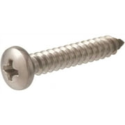 Everbilt 800192 #8 x 1 in. Stainless Steel Phillips Pan Head Sheet Metal Screw - pack of 25