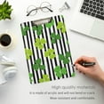 thumbnail image 5 of FMSHPON Striped Shamrock Clipboard Hardboard Wood Nursing Clip Board and Pull for Standard A4 Letter 13x9 inches, 5 of 8