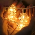 thumbnail image 6 of TETOU 32.8ft Christmas Light Snowflake Elk Tree LED Fairy String Lights Waterproof for Outdoor Home Garden Patio Decor, 6 of 7