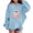 Light Blue, variant on YunPes Girls Hoodies Oversized Baggy Long Sleeve Sweatshirt Cute Cartoon Ghost Halloween Shirt Teen Fall Winter Daily Wear