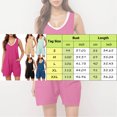 thumbnail image 3 of Huesdet Jumpsuits for Women Casual Summer Rompers Sleeveless Loose Spaghetti Strap Shorts Overalls Jumpers with Pockets(Black,L), 3 of 6