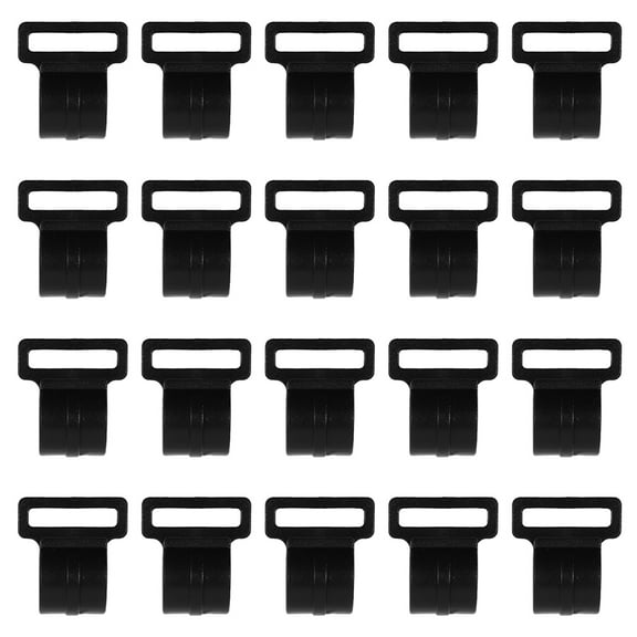 Tineasur Heavy Duty Tent Clips Black Plastic Awning Clamps for Outdoor Camping 30Pcs