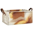 thumbnail image 2 of Dog Corgi Storage Bins with Handles Foldable Storage Baskets for Shelves Organizer Cloth Baskets, 2 of 8