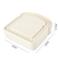 thumbnail image 4 of Clear Plastic Durable Sandwich Food Storage Container, 4 of 9