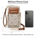 thumbnail image 2 of Dasein Cellphone Wallet Purse Phone Pouch Wristlet Clutch Crossbody Shoulder Bag - 12 Slots, 2 of 6