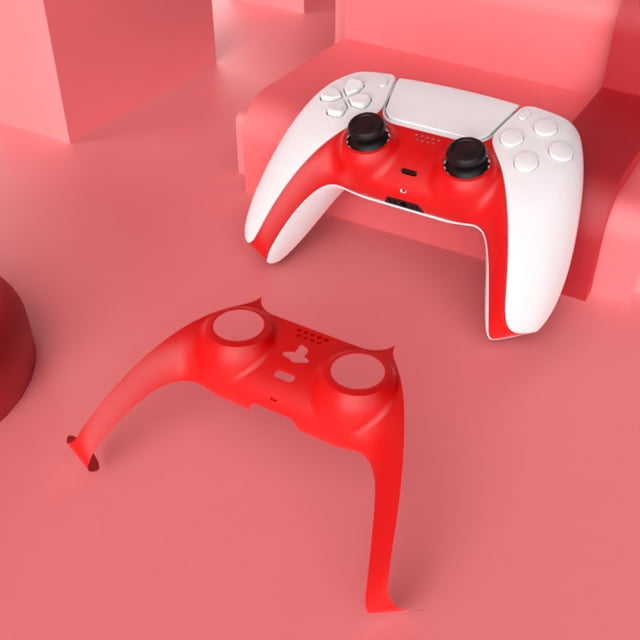 Carcasa frontal del controlador para Sony PS5 Gamepad, tira decorativa, cubierta de piel