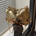 thumbnail image 2 of Women's Sparkly Sequin Crossbody Purse Evening Clutch Handbag Bag with Chain Strap, 2 of 5