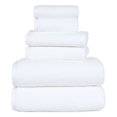 thumbnail image 4 of Bedford Home 100 Percent Cotton Zero Twist 6 Piece Set - White, 4 of 4