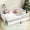 White#1, variant on Bed Frames Twin XL Size Platform Bed with Guardrails, Solid Wood Twin XL Bed Frame, Can Be Converted into a Queen Platform Bed,White,Storage Beds Frames