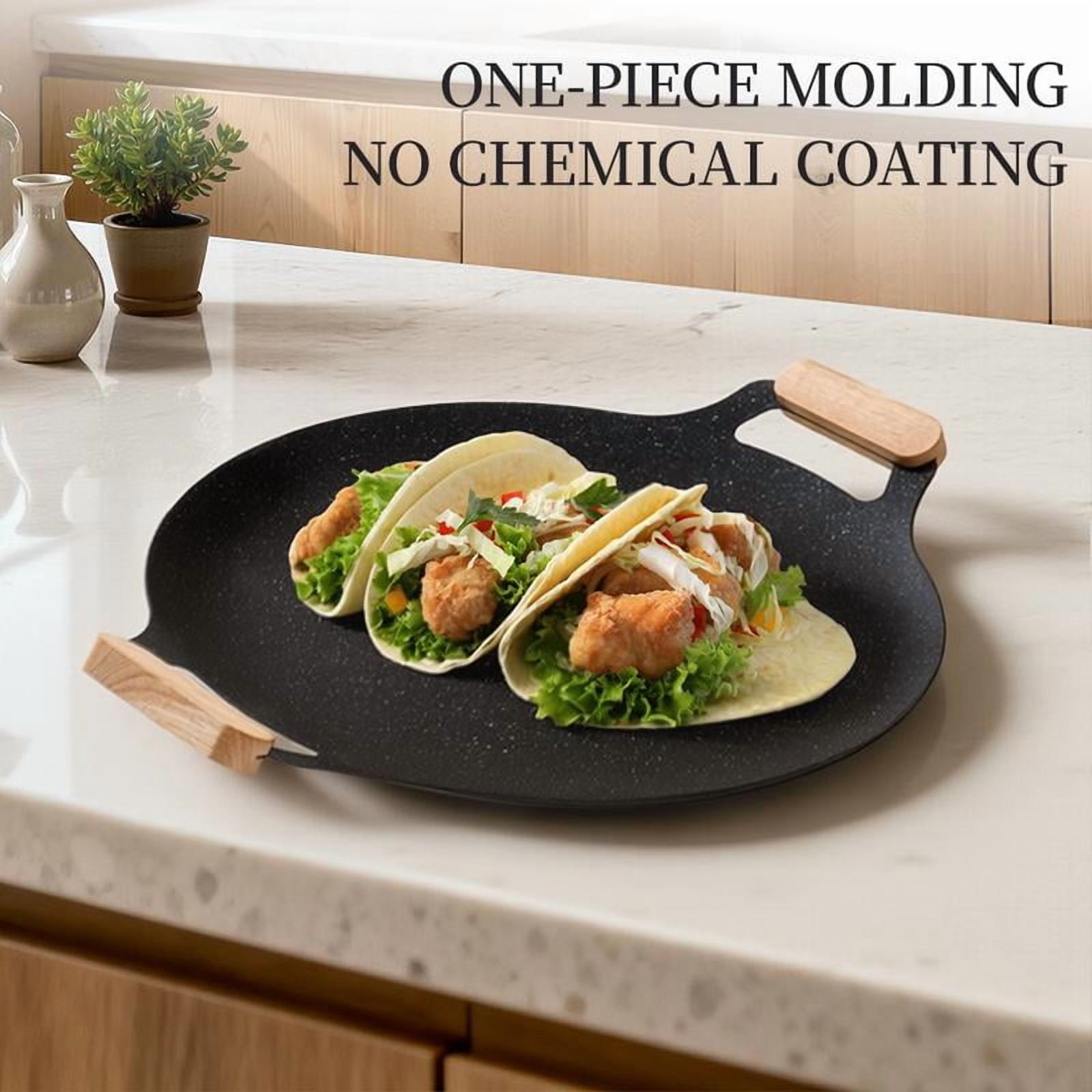 Grill Pan Non Stick Pan Barbecue Plate BBQ Portable Grill,Camping Korea Griddle Grill Pan Outdoor Camping BBQ Stove Roasting Grill Plate Kitchenware Nonstick
