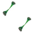 thumbnail image 1 of Justharion 20pcs Anti -bite Fishing Line Wire with Swivel Core Fishing Connecting Wire green 20cm 2Set, 1 of 6