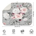 thumbnail image 2 of Microfibre Drying Mat for Kitchen Pioneer Dish Drying Drainer Mat Absorbent Colorful Floral Drying Mat Washing Up for Glass, Plate & Cup 18inch X 24inch, 2 of 5