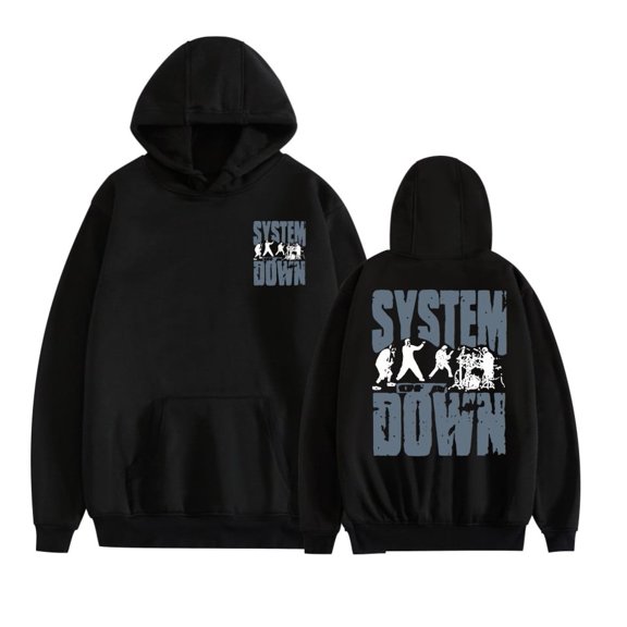 KJCEWSTX Rock Band System of A Down Hoodie Iconic Band Artwork Cozy Pullover for Rock Fans