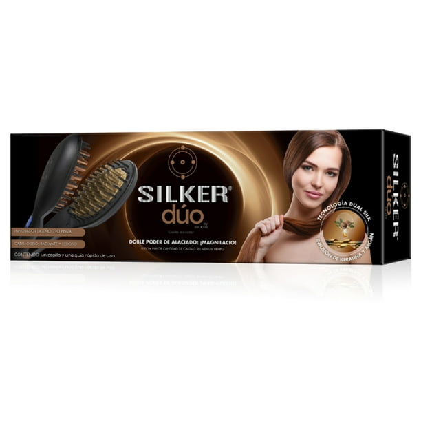 Cepillo eléctrico para cabello Silker Silker Dúo Walmart en línea