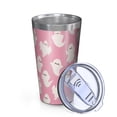 thumbnail image 2 of 16oz Tumblers Sweet Ghost Halloween Pattern Stainless Steel Vacuum Insulated Double Wall Travel Tumbler Cups Mug with Lid and Straw,Cleaning Brush for Coffee,Tea, 2 of 4