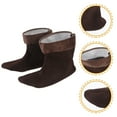 thumbnail image 3 of FONDOTIN 1 Pair Soft Plush Rain Boot Liners Black Warm Boot Inserts for Winter Outdoor Comfort, 3 of 7