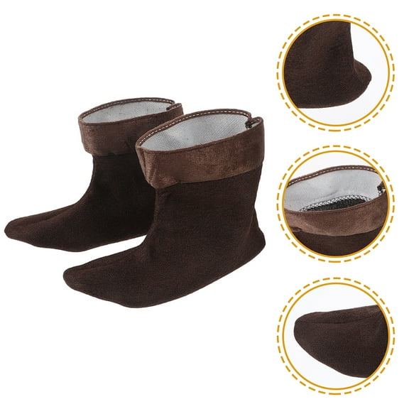 PENIKOKO 1 Pair Plush Fleece Lined Boot Inserts for Rain Boots, Warm and Comfortable Footwear Accessories