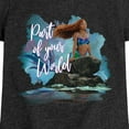 thumbnail image 3 of Disney - Part Of Your World - Toddler & Youth Girls Short Sleeve Graphic T-Shirt, 3 of 5