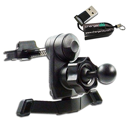 ChargerCity Simple_Lock Air Vent Holder Mount for Garmin Nuvi GPS Brackets. Our Mount is