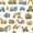 Excavator Pattern, variant on FORMRS Acrylic Clipboard with Low Profile Clip Standard A4 Letter Size, 12.5" x 9", Fireworks Pattern