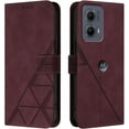 thumbnail image 2 of Case for Motorola Moto Edge 5G 2024 Wallet Case, Moto Edge 5G 2024 Phone Case with Card Holder Kickstand Magnetic Closure Durable Leather Shockproof Cover for Moto Edge 5G 2024 Red YBS, 2 of 16