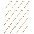 thumbnail image 5 of Tnobhg 16Pcs Aluminum Alloy Tent Peg Sharp Tip Heavy Duty Bright Color Lightweight Outdoor Camping Canopy Windproof Bent Ground Nail Stake Tent Accessories, 5 of 8
