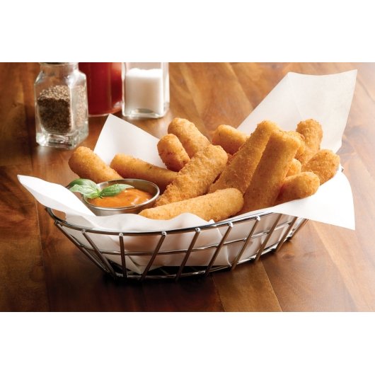 (6 Pack) Fred's 3.25 Inch Breaded Mozzarella Cheese Sticks, 4 Pounds Per Bag