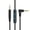 Black, variant on Replacement Audio Cable Cord Extension Wire for Bose QuietComfort QC25 QC35 Headphones with in line Mic Volume Control (Blue)