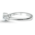 thumbnail image 3 of BERRICLE Sterling Silver 3-Stone Wedding Engagement Rings 0.7 Carat Heart Shaped Cubic Zirconia CZ Heart Promise Ring for Women, Rhodium Plated Size 7, 3 of 8