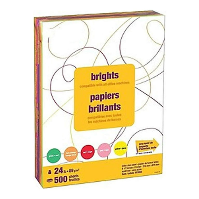 Myofficeinnovations Brights 24 lb. Colored Paper Assorted Colors 733088